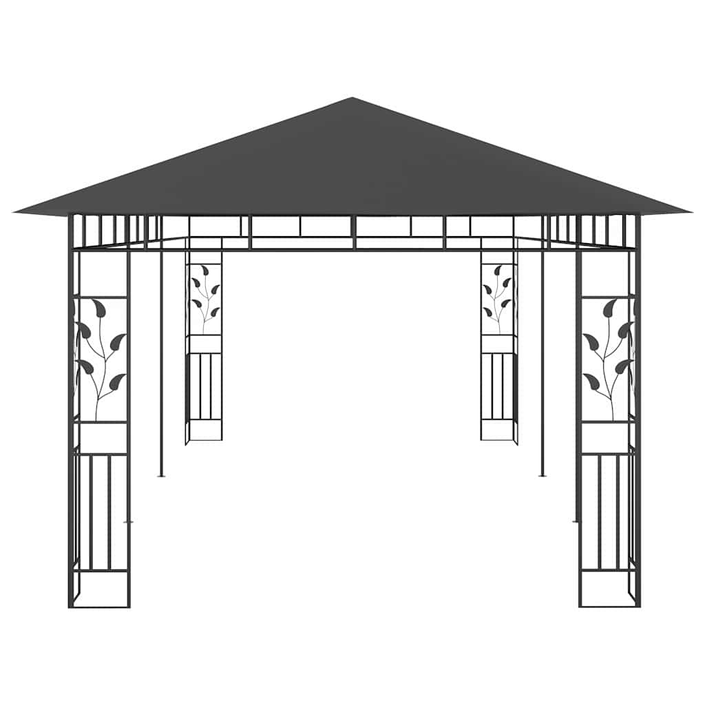 vidaXL Gazebo with Mosquito Net 6x3x2.73 m Anthracite