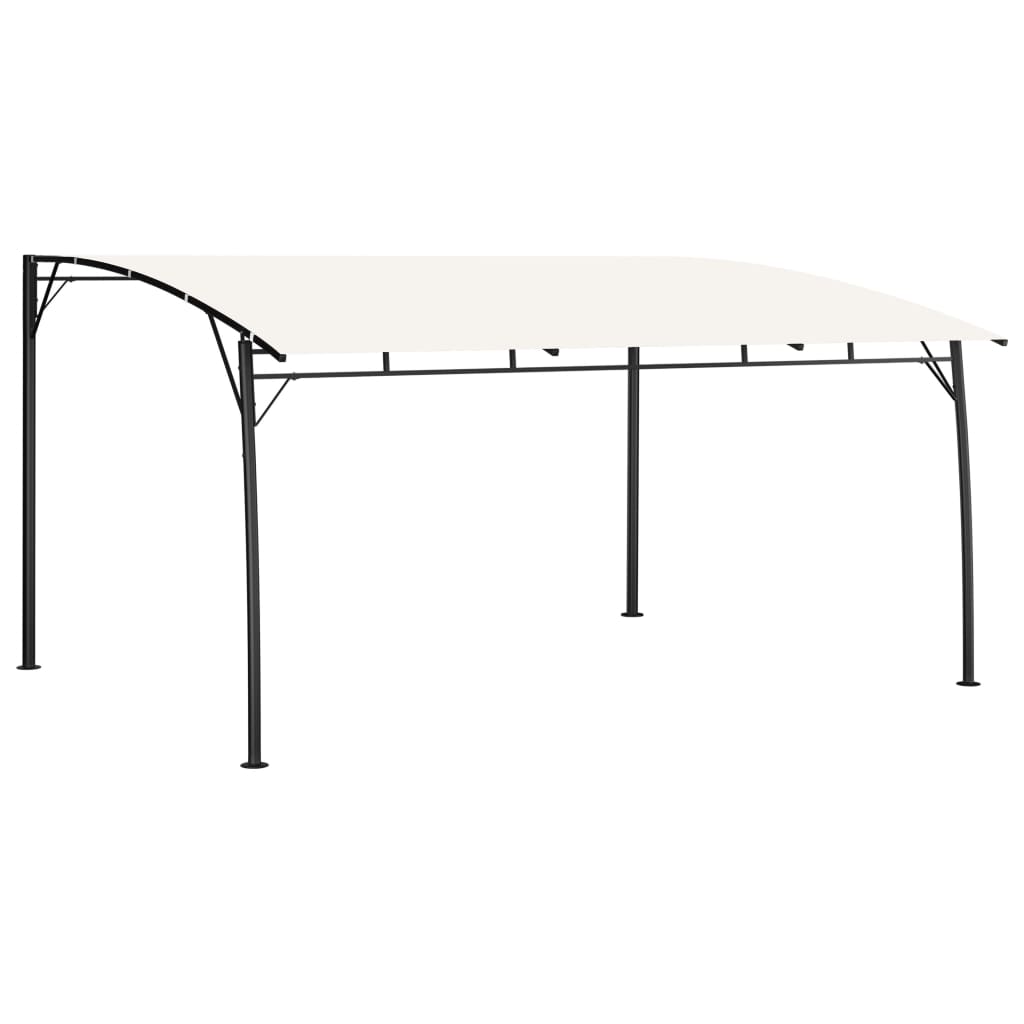 vidaXL Sunshade awnings 4 x 3 x 2.55 m Cream Fabric and Aluminium