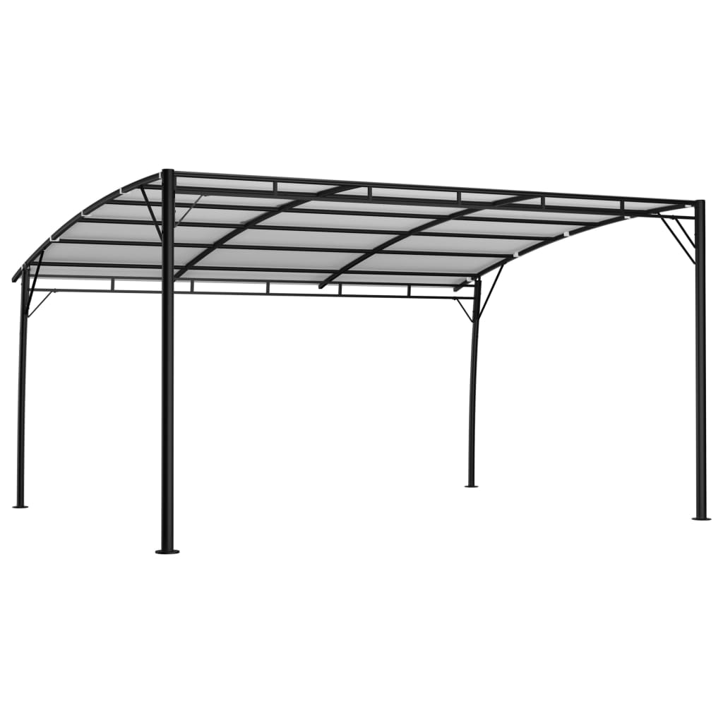 vidaXL Sunshade awnings 4 x 3 x 2.55 m Cream Fabric and Aluminium