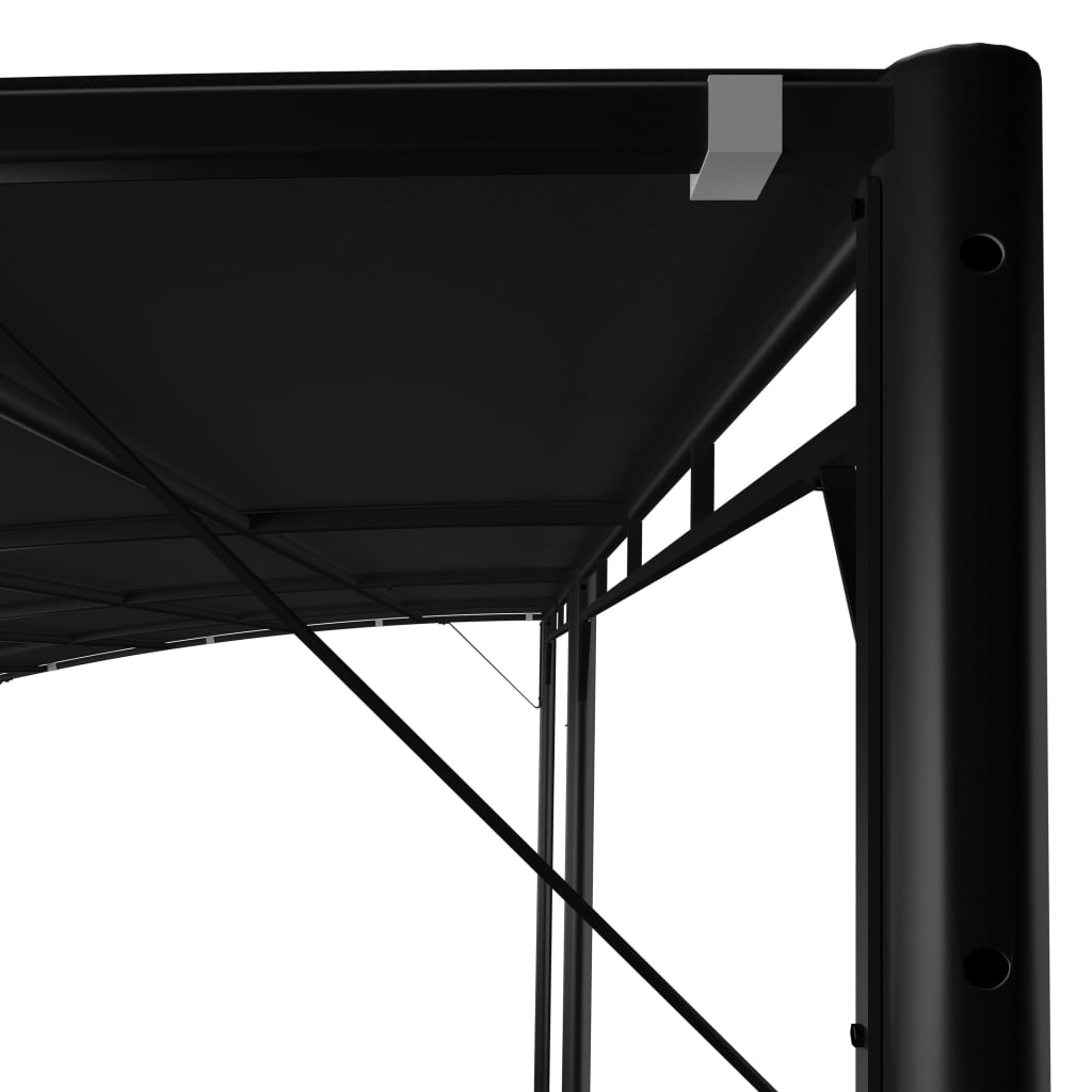 vidaXL Sunshade awnings 6 x 3 x 2.55 m Anthracite Fabric and Aluminium