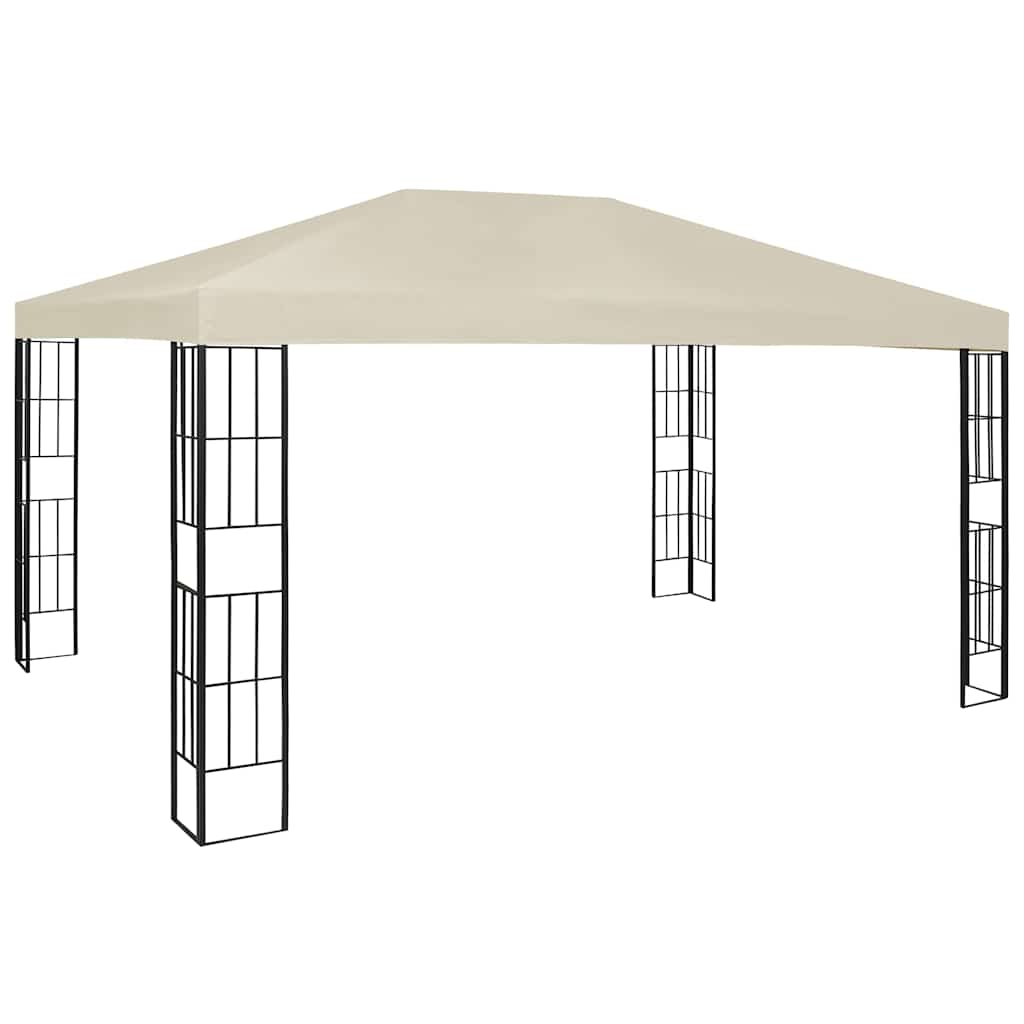 47982 vidaXL Gazebo 3x4 m Cream