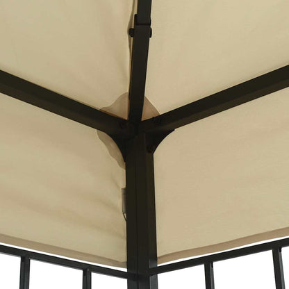 47982 vidaXL Gazebo 3x4 m Cream