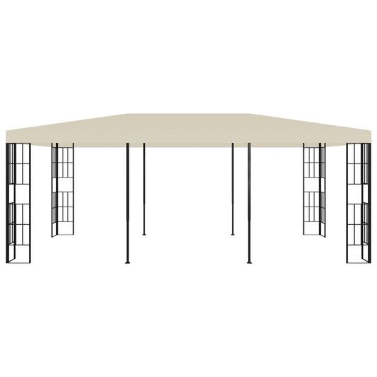 vidaXL Gazebo 3x6 m Cream