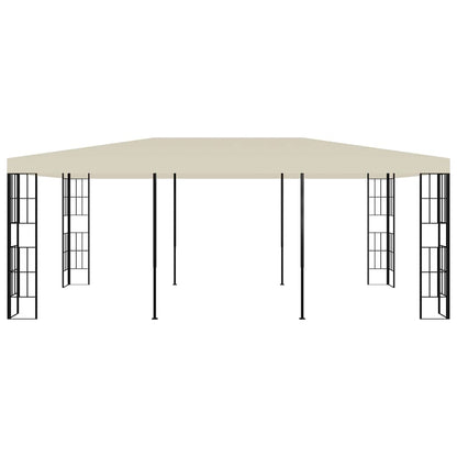 vidaXL Gazebo 3x6 m Cream