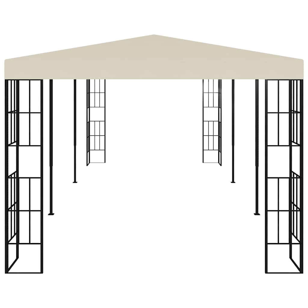 vidaXL Gazebo 3x6 m Cream