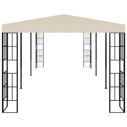 vidaXL Gazebo 3x6 m Cream