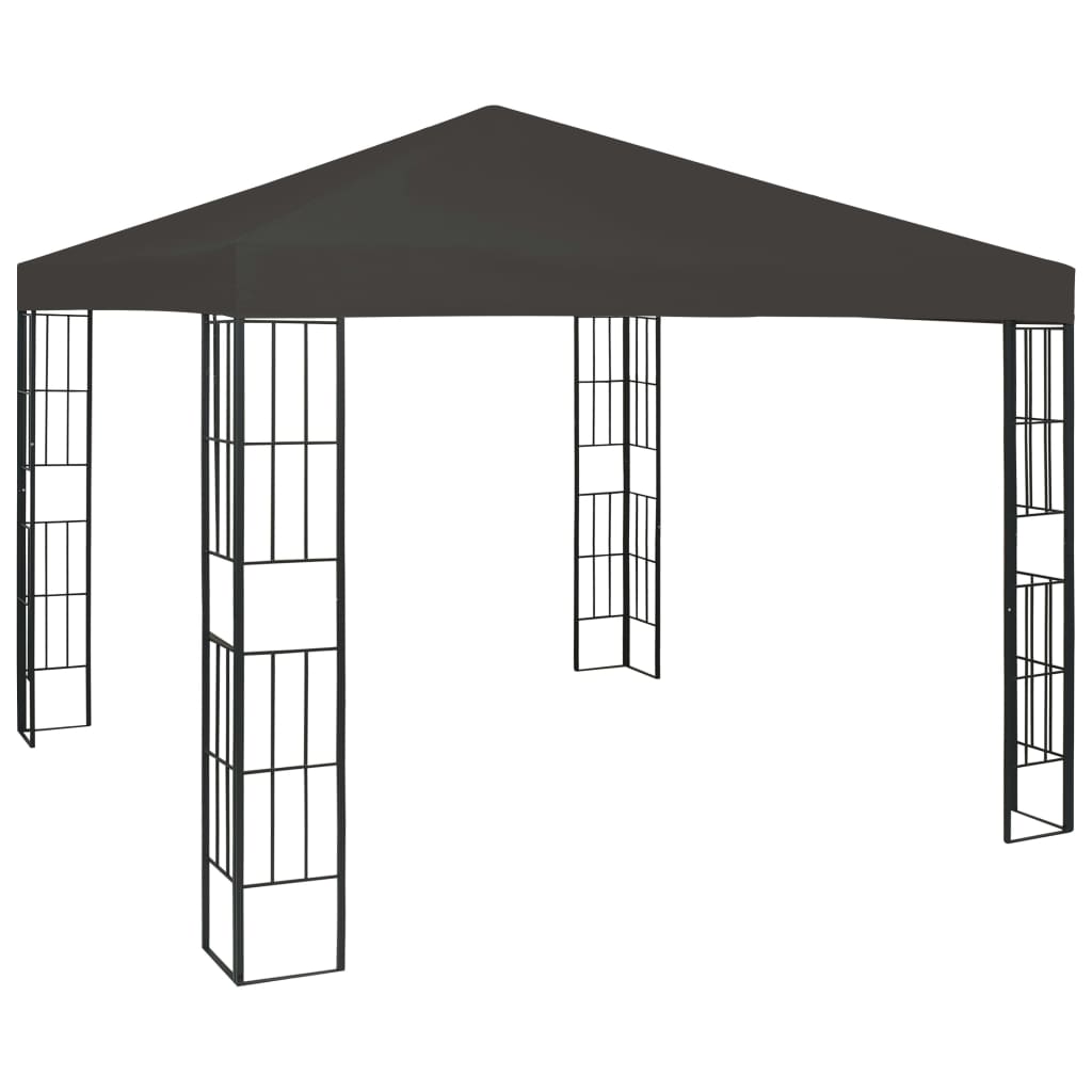 vidaXL Gazebo 3x3 m Anthracite