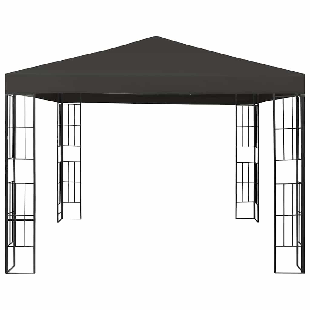 47984 vidaXL Gazebo 3x3 m Anthracite