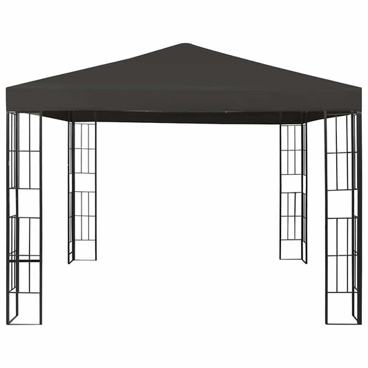 47984 vidaXL Gazebo 3x3 m Anthracite