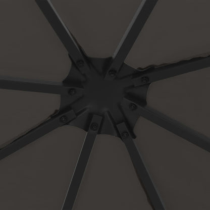 vidaXL Gazebo 3x3 m Anthracite