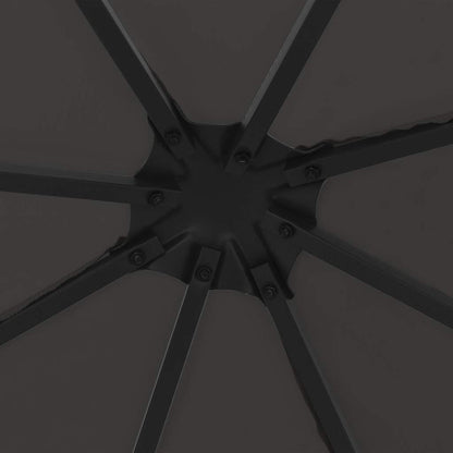 47984 vidaXL Gazebo 3x3 m Anthracite