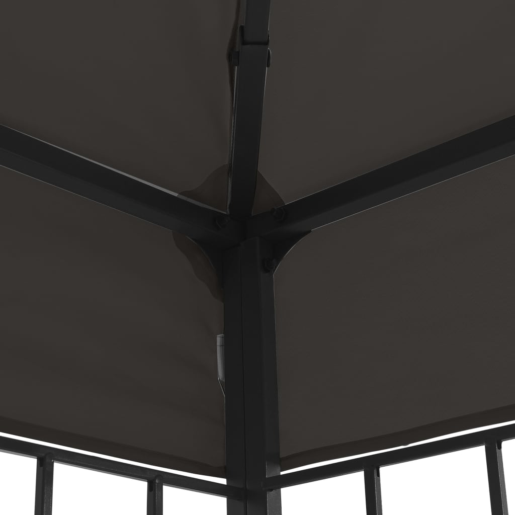 vidaXL Gazebo 3x3 m Anthracite