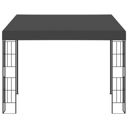 vidaXL Wall-mounted Gazebo 3x3 m Anthracite Fabric