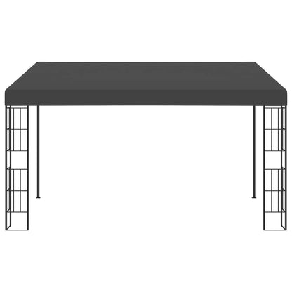 47991 vidaXL Wall-mounted Gazebo 3x4 m Anthracite Fabric