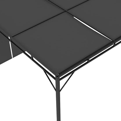 47996 vidaXL Garden Gazebo with Side Curtain 4x3x2,25 m Anthracite