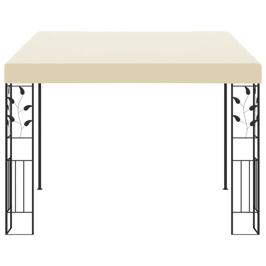 vidaXL Wall-mounted Gazebo 3x3x2.5 m Cream
