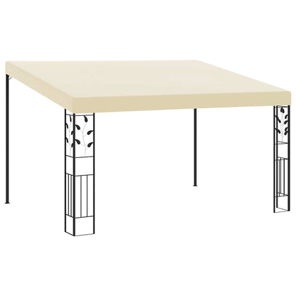 vidaXL Gazebo | Cream | Powder-coated steel, fabric | 4x3m | Strong | Gazebo