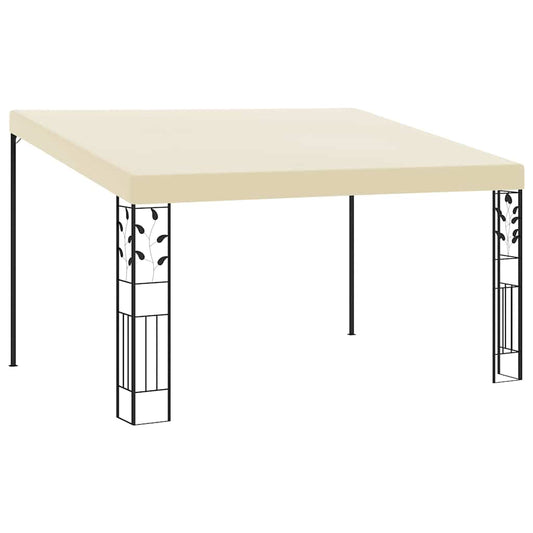 vidaXL Gazebo | Cream | Powder-coated steel, fabric | 4x3m | Strong | Gazebo