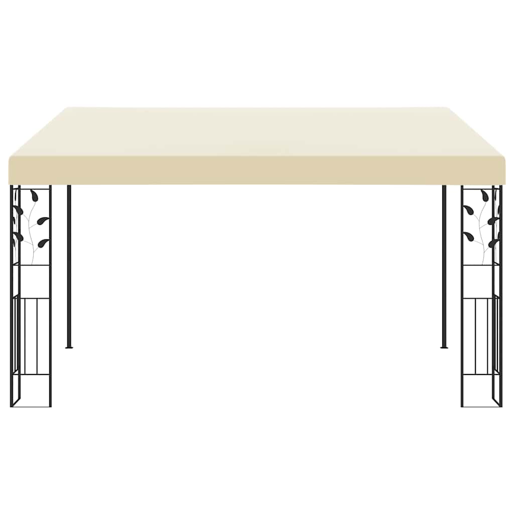 vidaXL Gazebo | Cream | Powder-coated steel, fabric | 4x3m | Strong | Gazebo