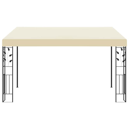 vidaXL Gazebo | Cream | Powder-coated steel, fabric | 4x3m | Strong | Gazebo