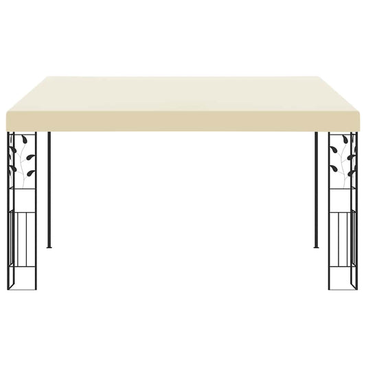 vidaXL Gazebo | Cream | Powder-coated steel, fabric | 4x3m | Strong | Gazebo