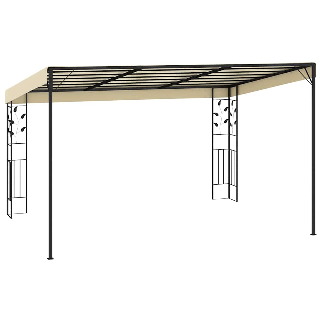 vidaXL Gazebo | Cream | Powder-coated steel, fabric | 4x3m | Strong | Gazebo