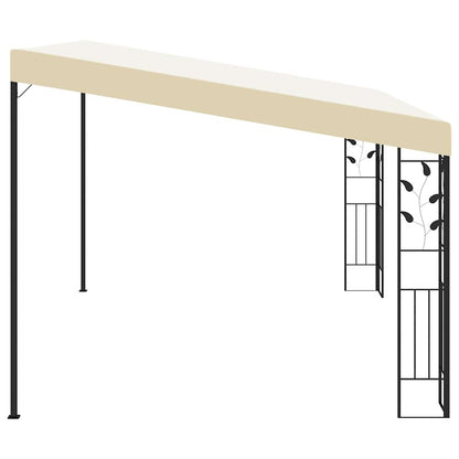 vidaXL Gazebo | Cream | Powder-coated steel, fabric | 4x3m | Strong | Gazebo