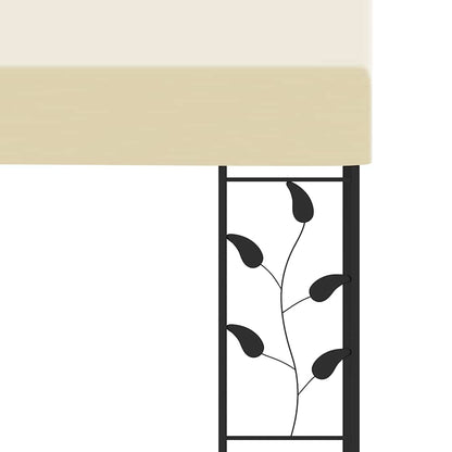 vidaXL Gazebo | Cream | Powder-coated steel, fabric | 4x3m | Strong | Gazebo
