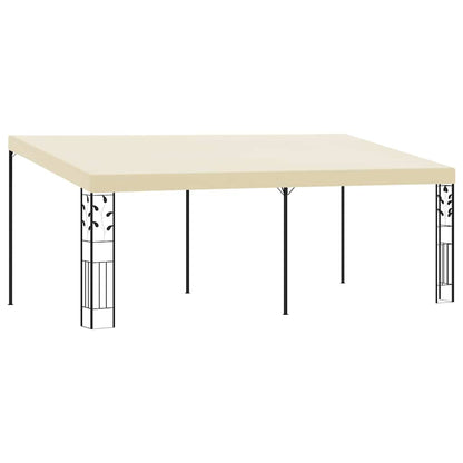 vidaXL Gazebo | Cream | Powder-coated steel | 6x3m | Collapsible | Gazebo
