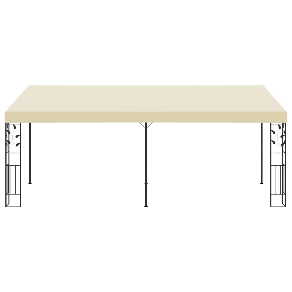 vidaXL Wall-mounted Gazebo 6x3x2.5 m Cream