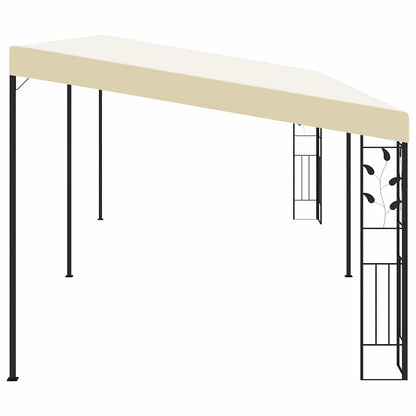 vidaXL Gazebo | Cream | Powder-coated steel | 6x3m | Collapsible | Gazebo