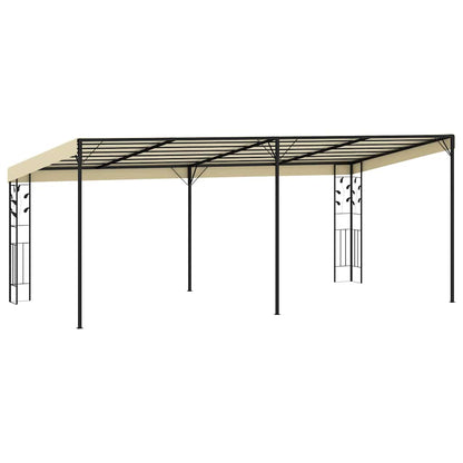 vidaXL Gazebo | Cream | Powder-coated steel | 6x3m | Collapsible | Gazebo