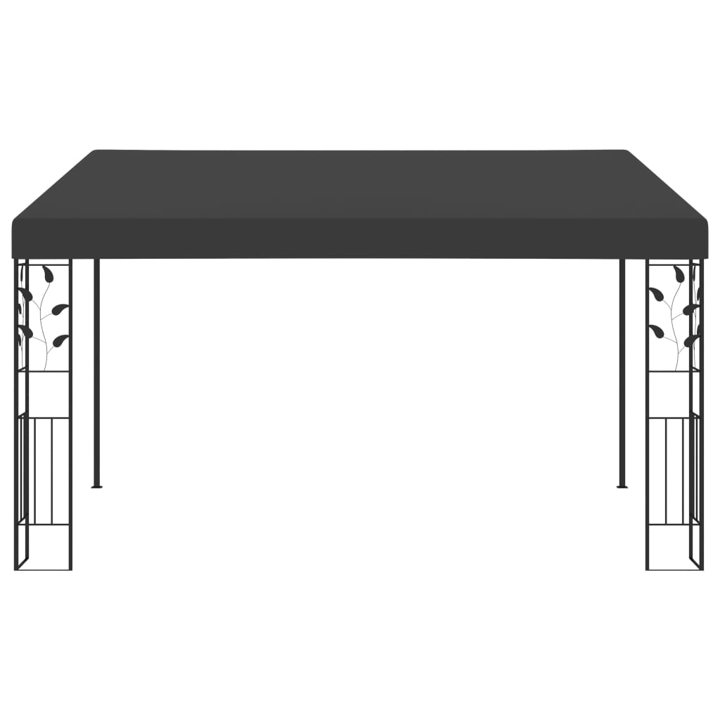 vidaXL Gazebo | Anthracite | Powder-Coated Steel | Large | Durable | Gazebo