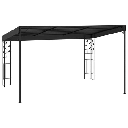 vidaXL Gazebo | Anthracite | Powder-Coated Steel | Large | Durable | Gazebo
