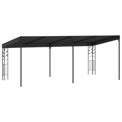 vidaXL Gazebo | Anthracite | Powder-coated steel, 100% polyester | Large