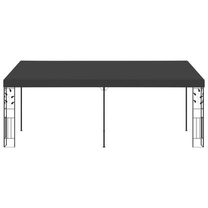vidaXL Gazebo | Anthracite | Powder-coated steel, 100% polyester | Large