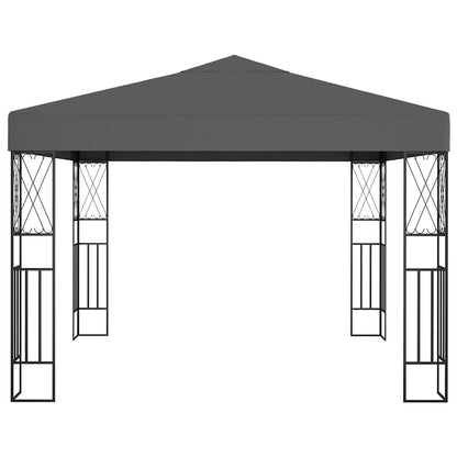 vidaXL Gazebo 3x3 m Anthracite Fabric