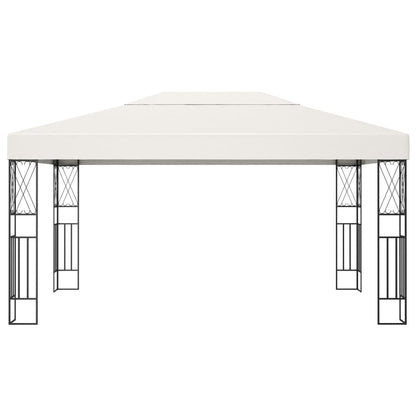 vidaXL Gazebo 3x4 m Cream Fabric