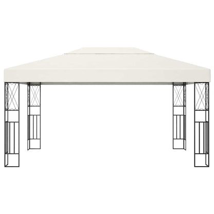 vidaXL Gazebo 3x4 m Cream Fabric