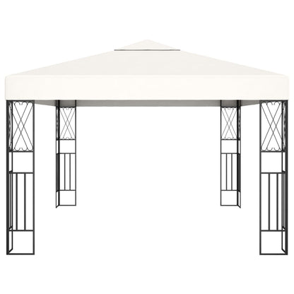 vidaXL Gazebo 3x4 m Cream Fabric