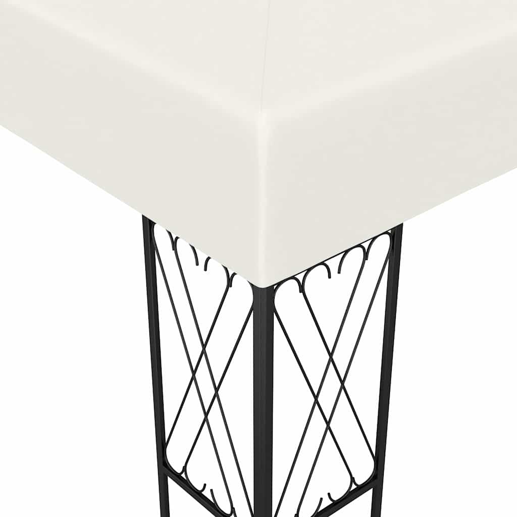 vidaXL Gazebo 3x4 m Cream Fabric