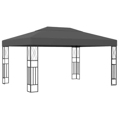 vidaXL Gazebo 3x4 m Anthracite Fabric