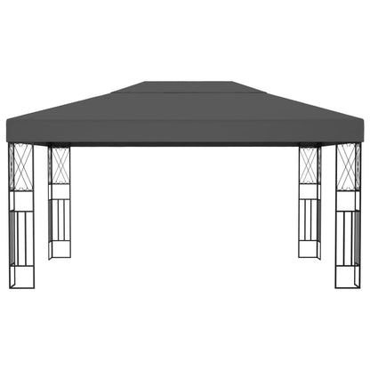 vidaXL Gazebo 3x4 m Anthracite Fabric