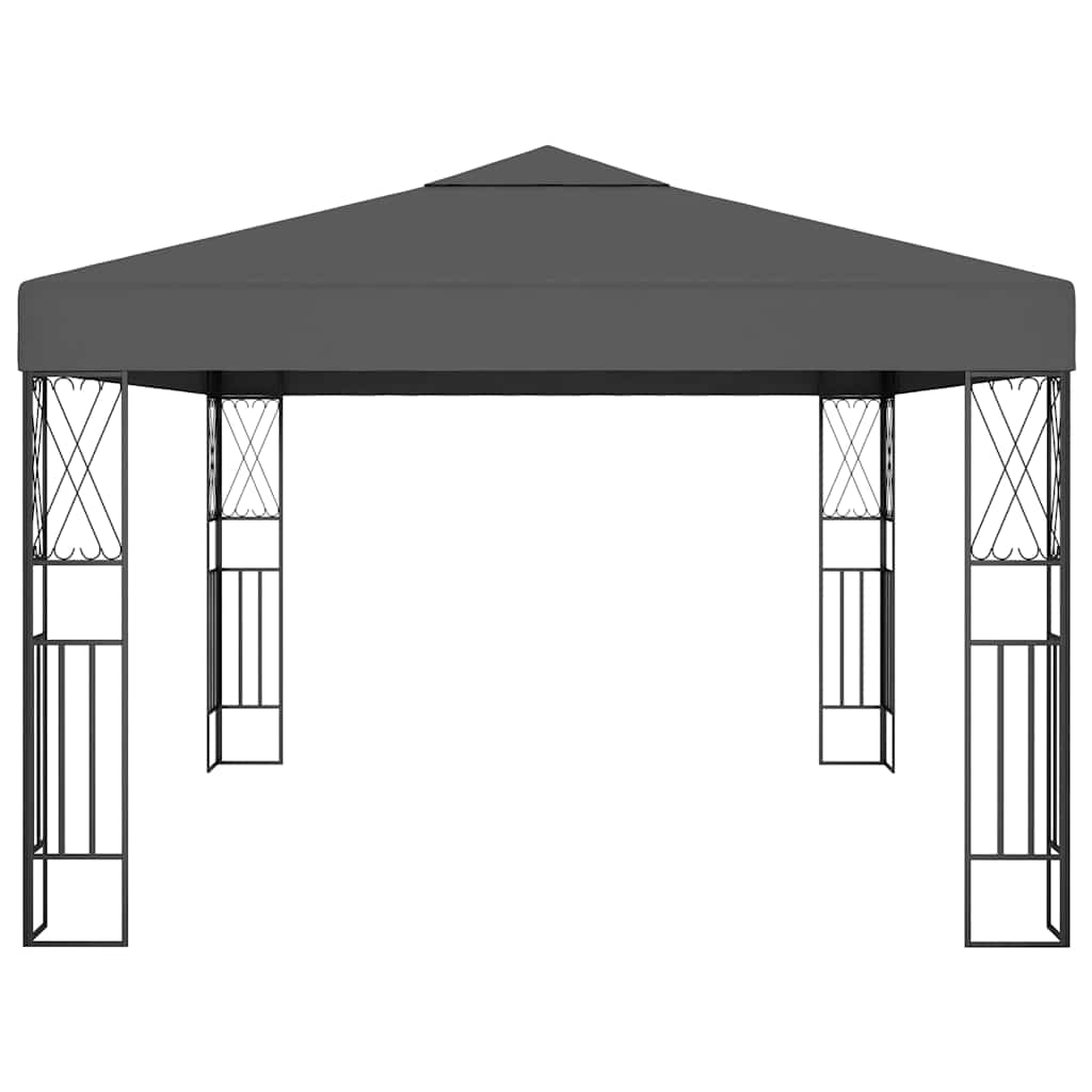 vidaXL Gazebo 3x4 m Anthracite Fabric