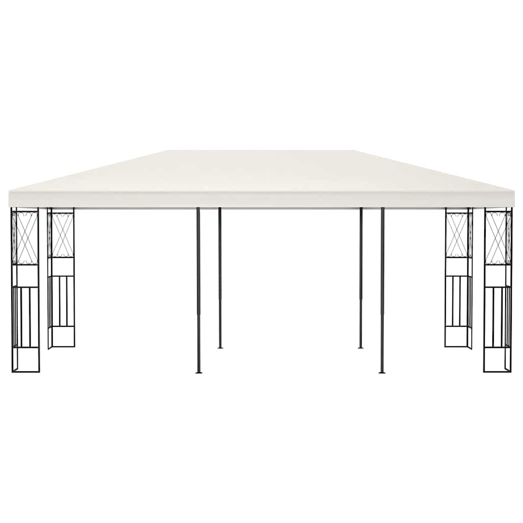 vidaXL Gazebo 3x6 m Cream Fabric