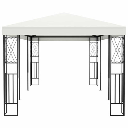vidaXL Gazebo 3x6 m Cream Fabric