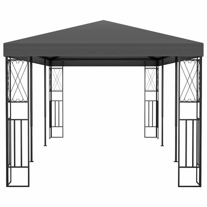 vidaXL Gazebo 3x6 m Anthracite Fabric