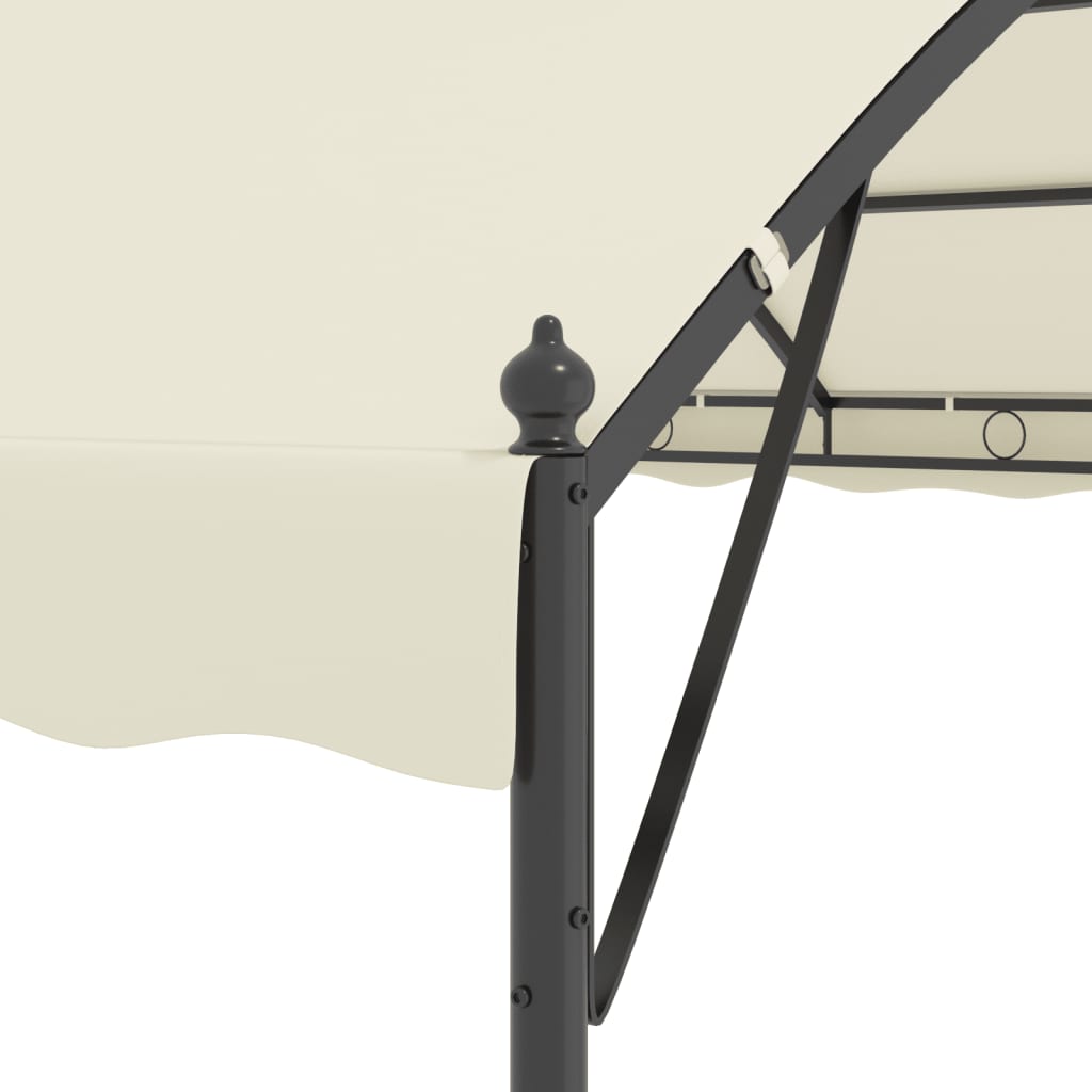 vidaXL Gazebo Fabric Cream