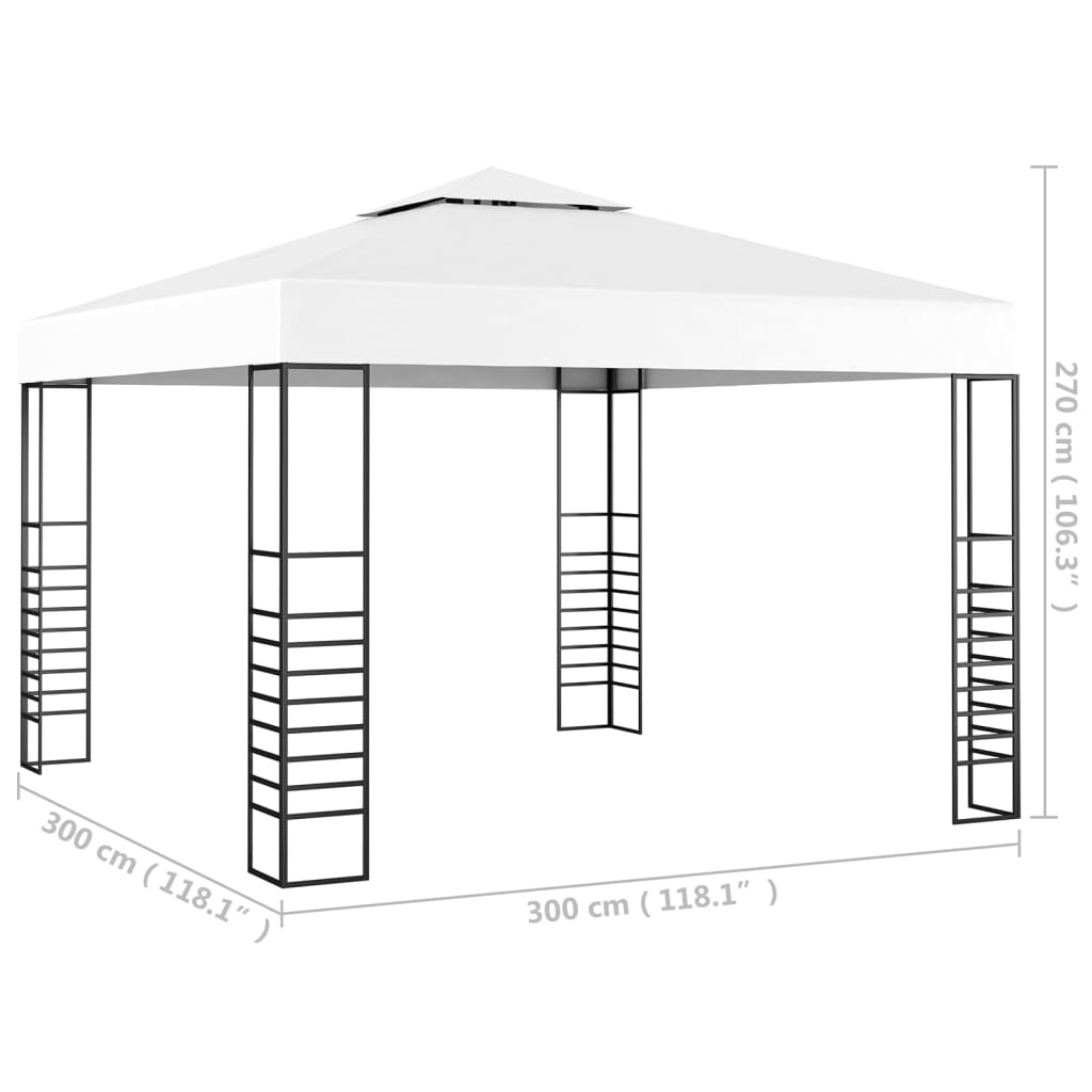 vidaXL Outdoor Gazebo | White