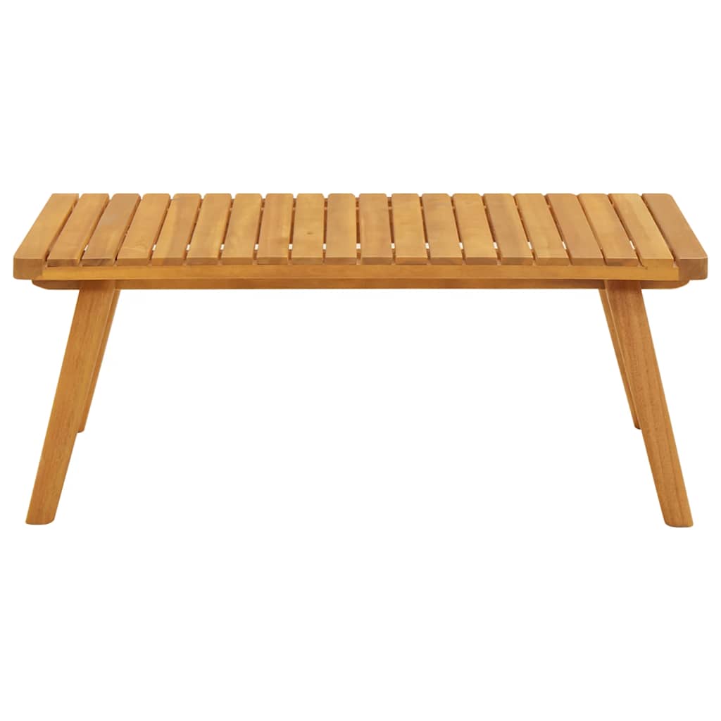 vidaXL Garden Coffee Table | Golden brown | Solid acacia wood | 90x55x35 cm